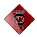 12" Embossed Metal Sign for University of South Carolina Gamecocks