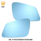 1 Pair Mirror Glass Replacement for BMW 740Li 550i
