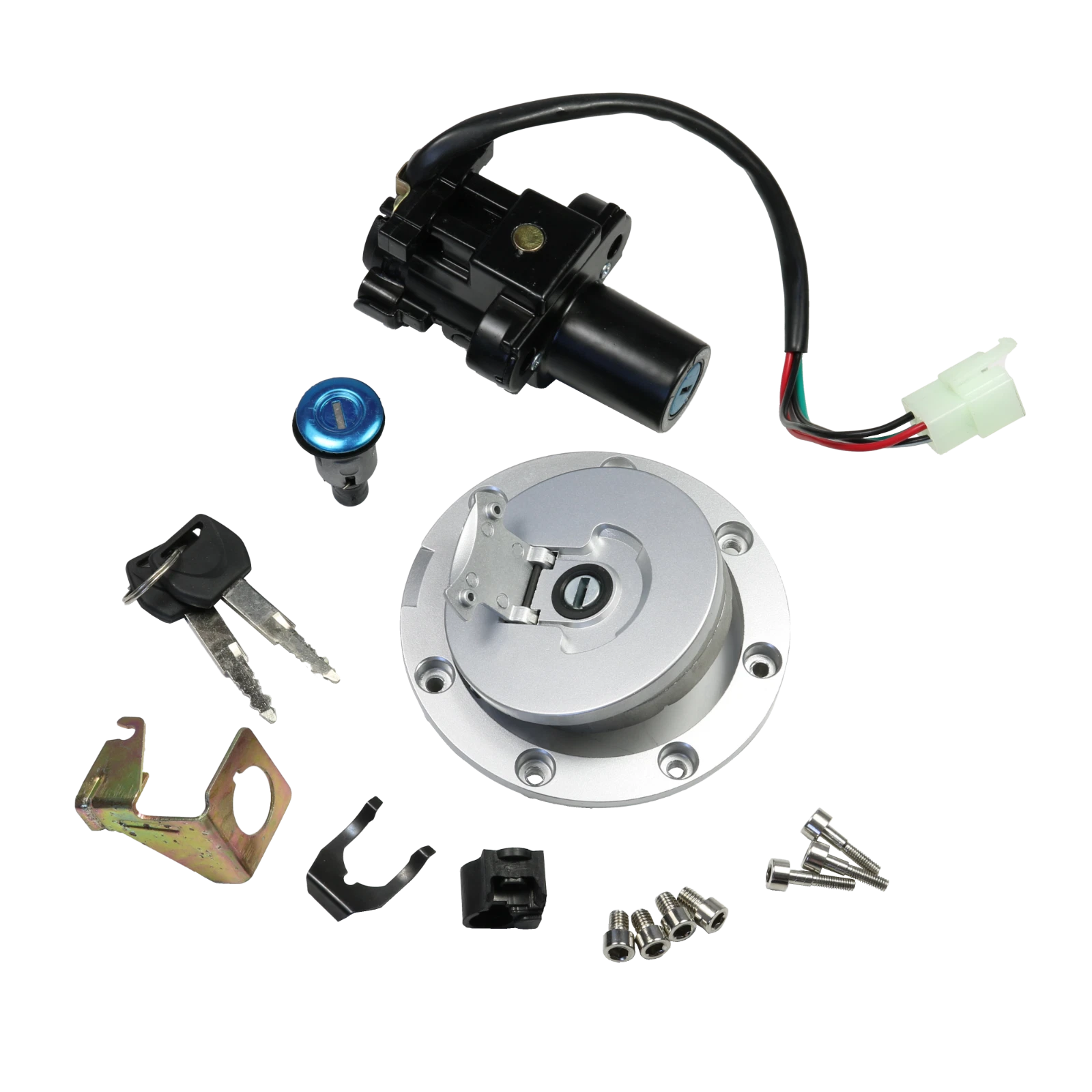 Ignition Switch Lock Keys for Honda CB500 CBR250 CBR600 CBR300R CBR500R (2013–2023)