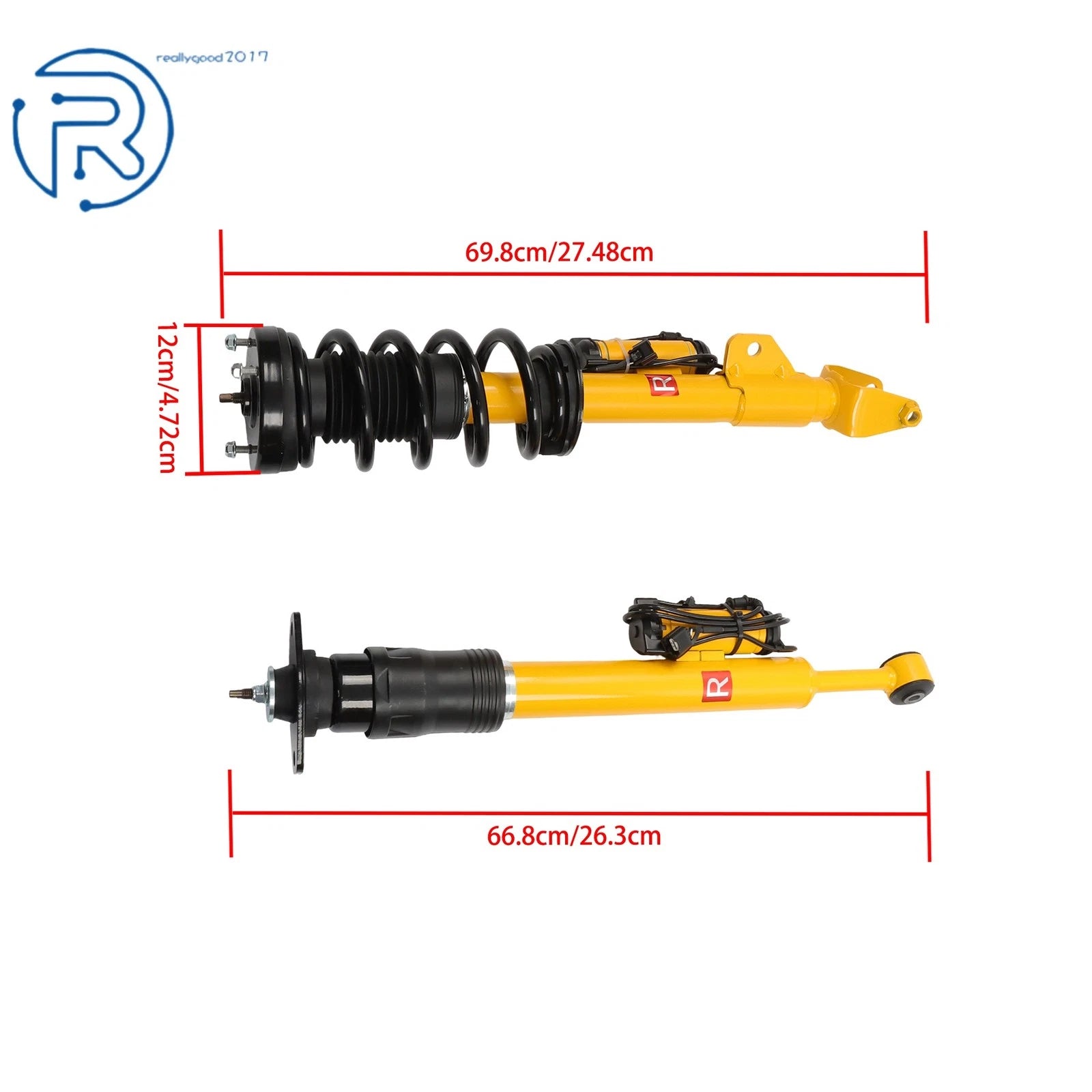Set of 4 Shock Struts for Dodge Challenger Charger SRT (2015-2023)