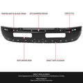 2-Piece Front Bumper Face Bar for Dodge Ram 1500 2500 3500 (1994–2002)