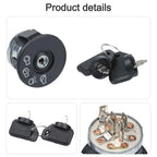 Ignition Switch with 7 Terminals for Model (01588300)