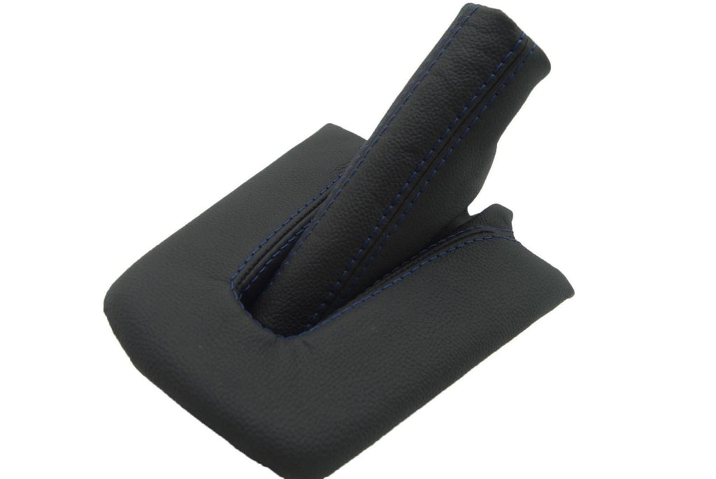 E Brake Shift Boot for BMW M3 Z4 (2003–2008) Blue Stitch Leather Synthetic