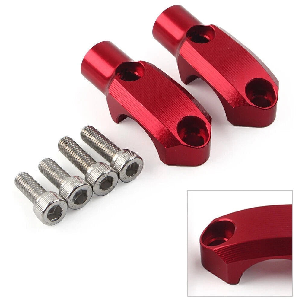 Master Cylinder Mirror Clamp Mount Bracket for BMW F900XR (2019–2021) 57x21x17mm Red