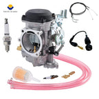 Carburetor & 35" Choke & Throttle Cable for Harley Sportster XL1200 XL883 (1988–2006)