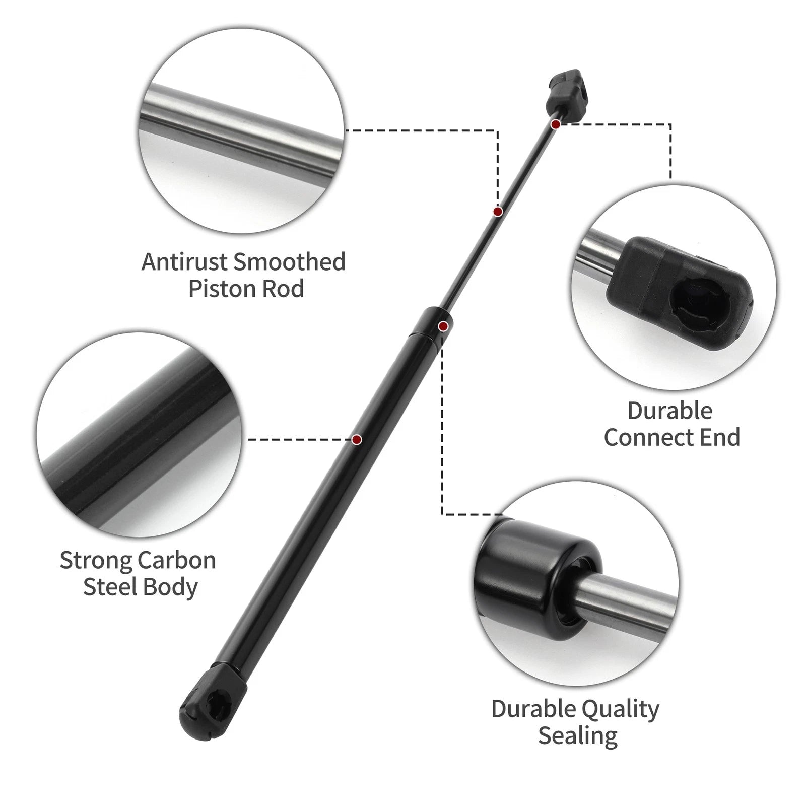 2X Rear Window Lift Supports for Toyota Matrix (2003–2008)