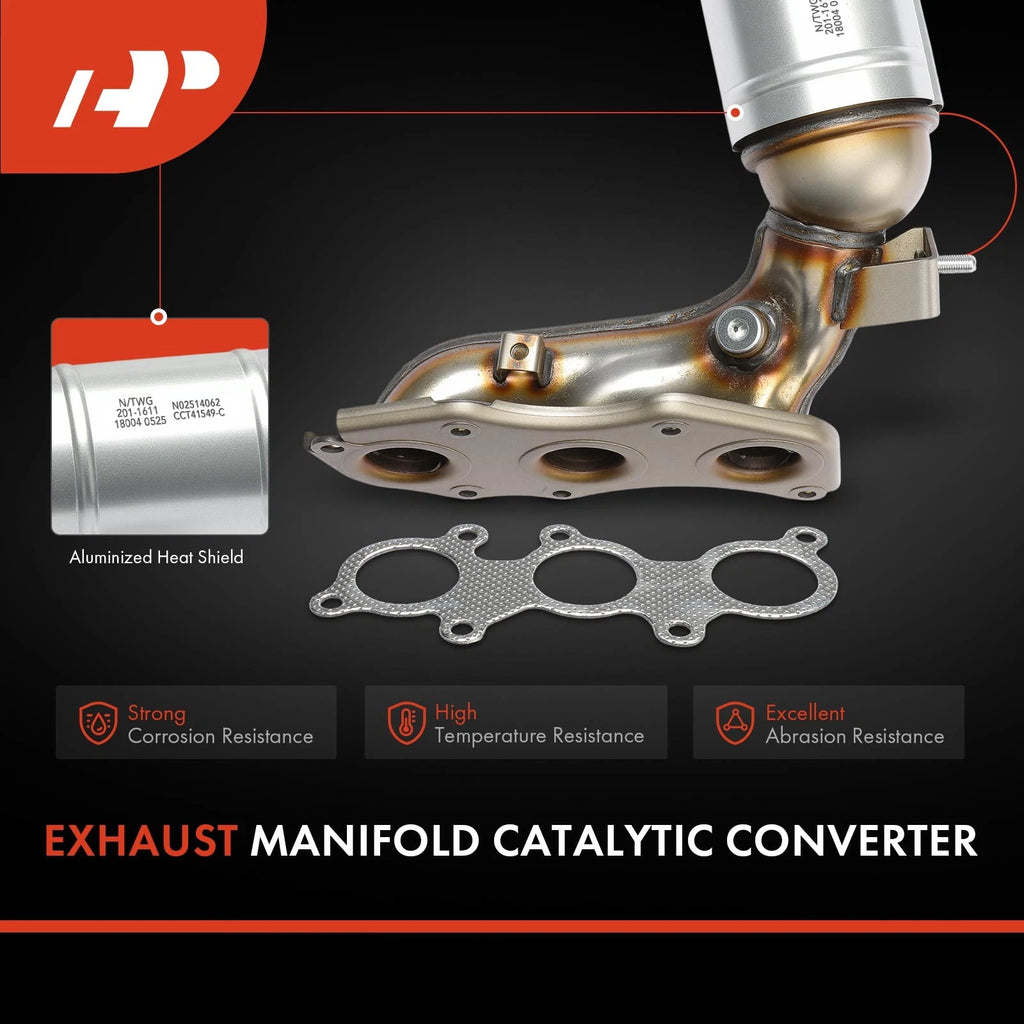 Catalytic Converter Front Right for Toyota Highlander Lexus RX450h (2009–2015)