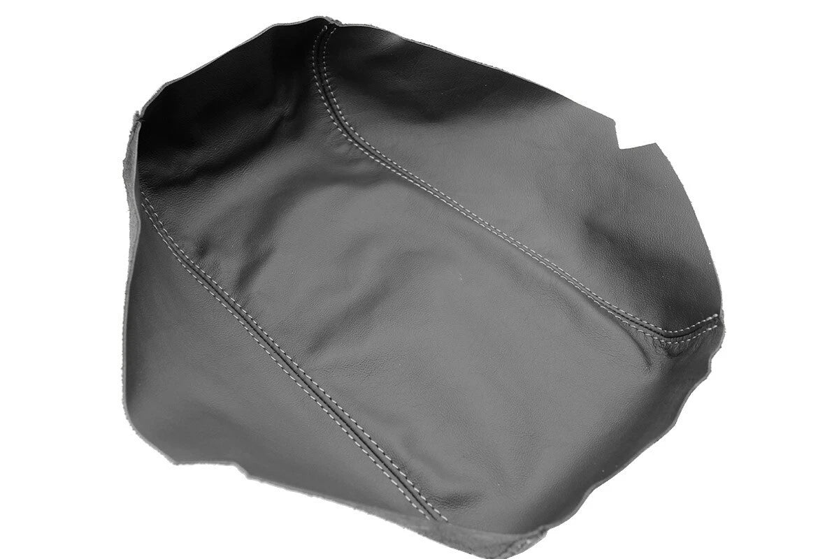 Leather Console Lid Armrest Cover for Ford Explorer (2011–2019) Gray
