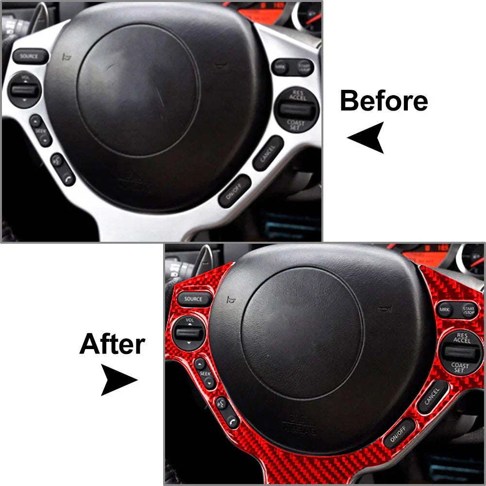 Steering Wheel Button Frame Cover Trim for Nissan GTR R35 (2008-2016)