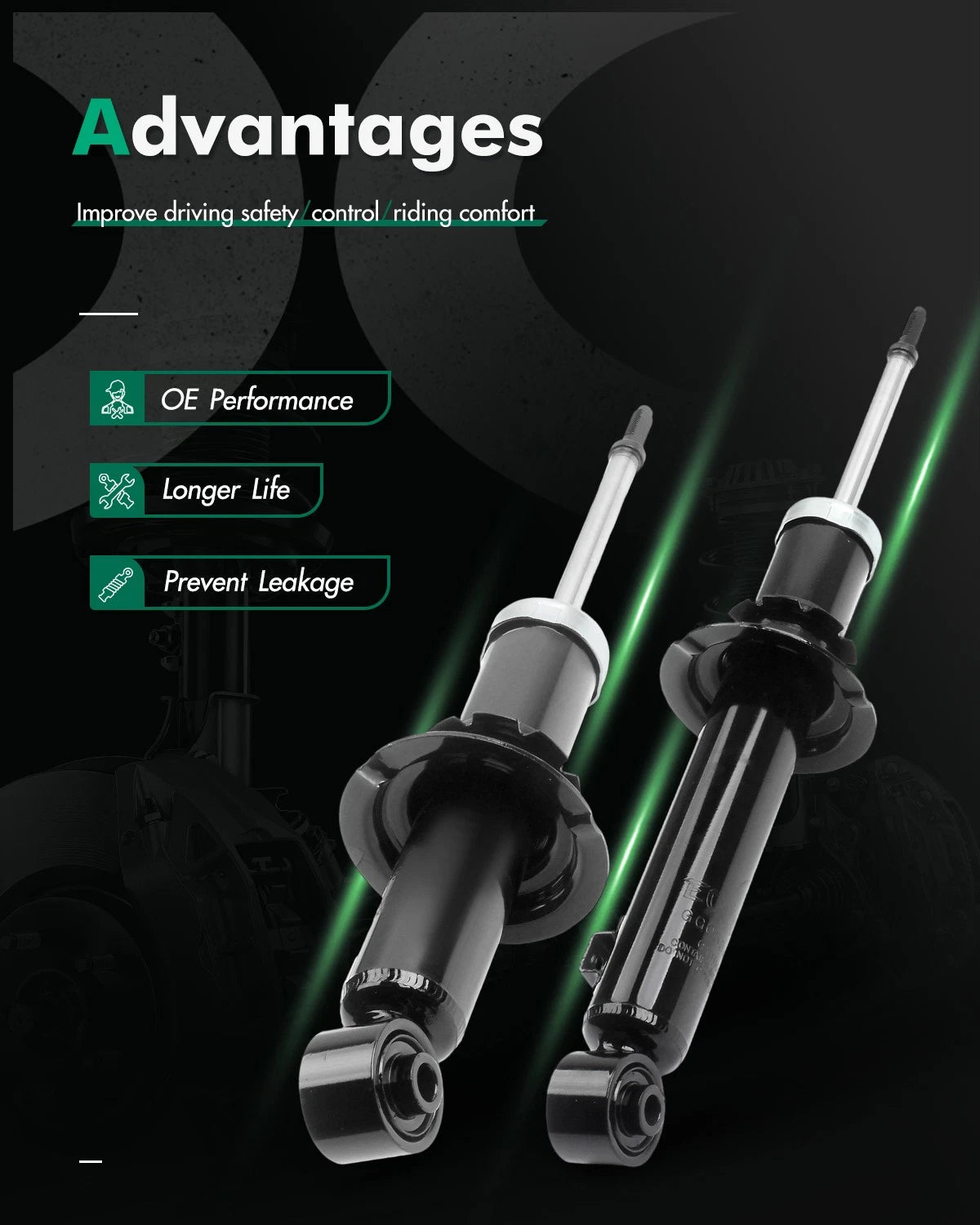 Set of 4 Shocks Absorbers Struts for Mazda Miata (1990–1997)