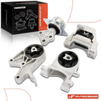 Set of 4 Engine Motor & Transmission Mounts for Chevy Malibu (2009–2012)