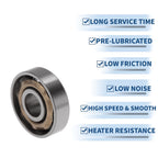 E8 Deep Groove Ball Bearings 8x24x7mm for Scooter Skateboard 