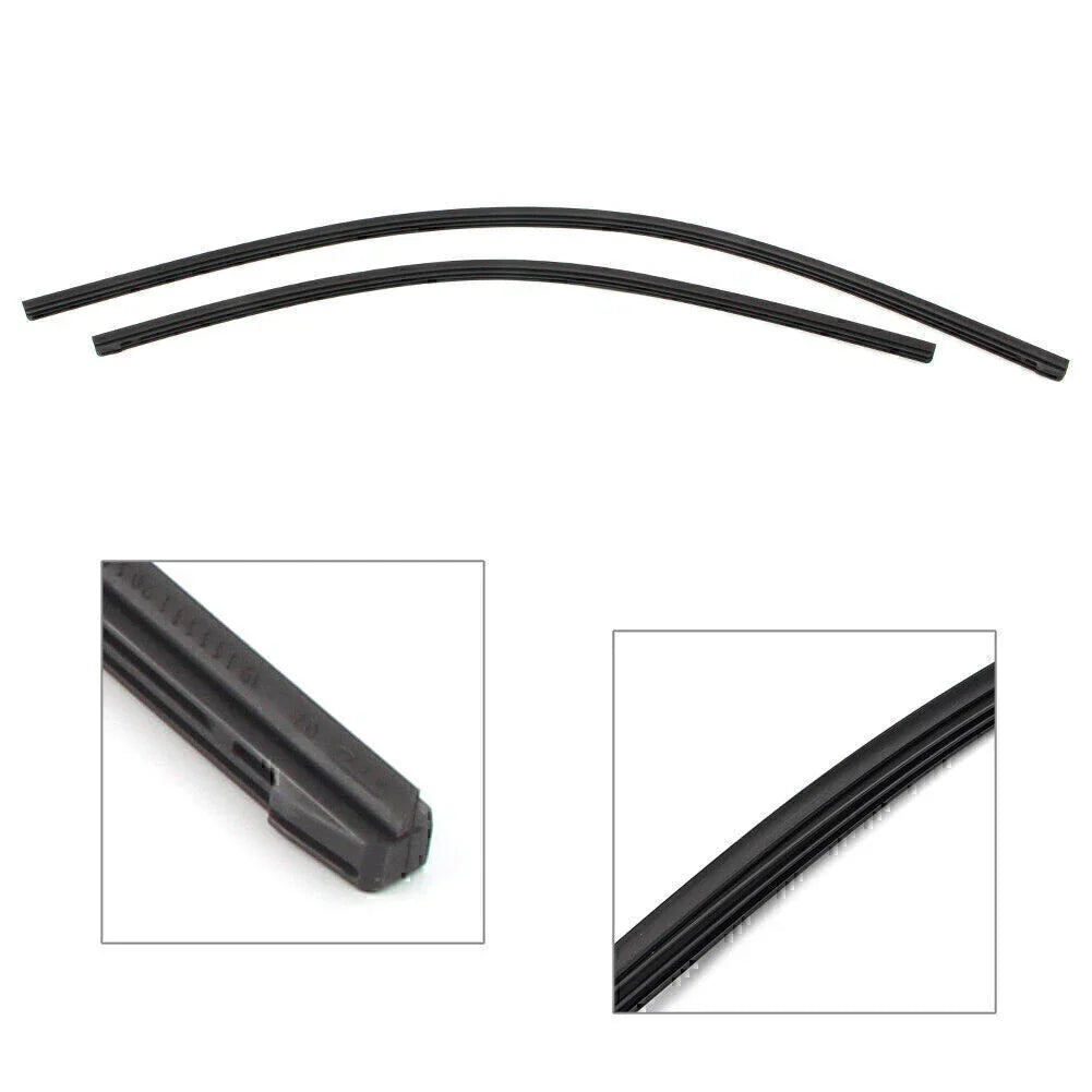 Black Wiper Blade Inserts for LEXUS IS350 IS250 IS200T IS300 (2014-2021)