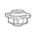 Upper Manual Transmission Mount for Chrysler Charger Dodge (OEM)