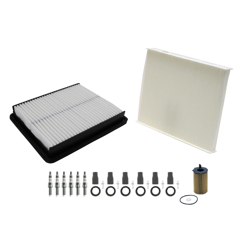 Tune Up Kit with NGK 6 Spark Plugs & Boots for Santa Fe, Sorento (2001–2006)