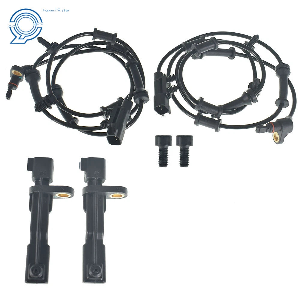 Set of 4 ABS Wheel Speed Sensors for Jeep Wrangler (2012–2017)