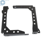 2X Black Steel Bed Stiffener Brackets with Mounting Hardware for Toyota Tacoma (2016–2023)