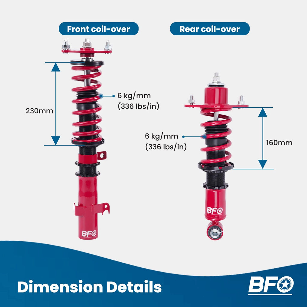 Coilover Suspension Lowering Kit for Honda CR-V (2007-2011)