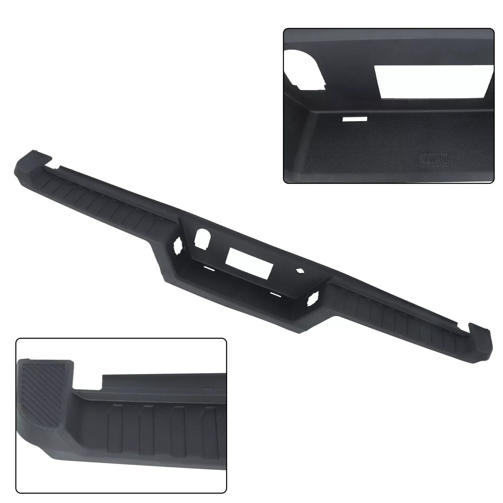 Rear Bumper Step Pad for Ford F150 (2021–2023) W/O Sensor Hole, W/ Tow Hole
