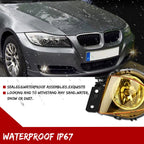 2X Yellow Fog Lights for BMW E90 323i 325i 328i 330i 335i (2006–2008)