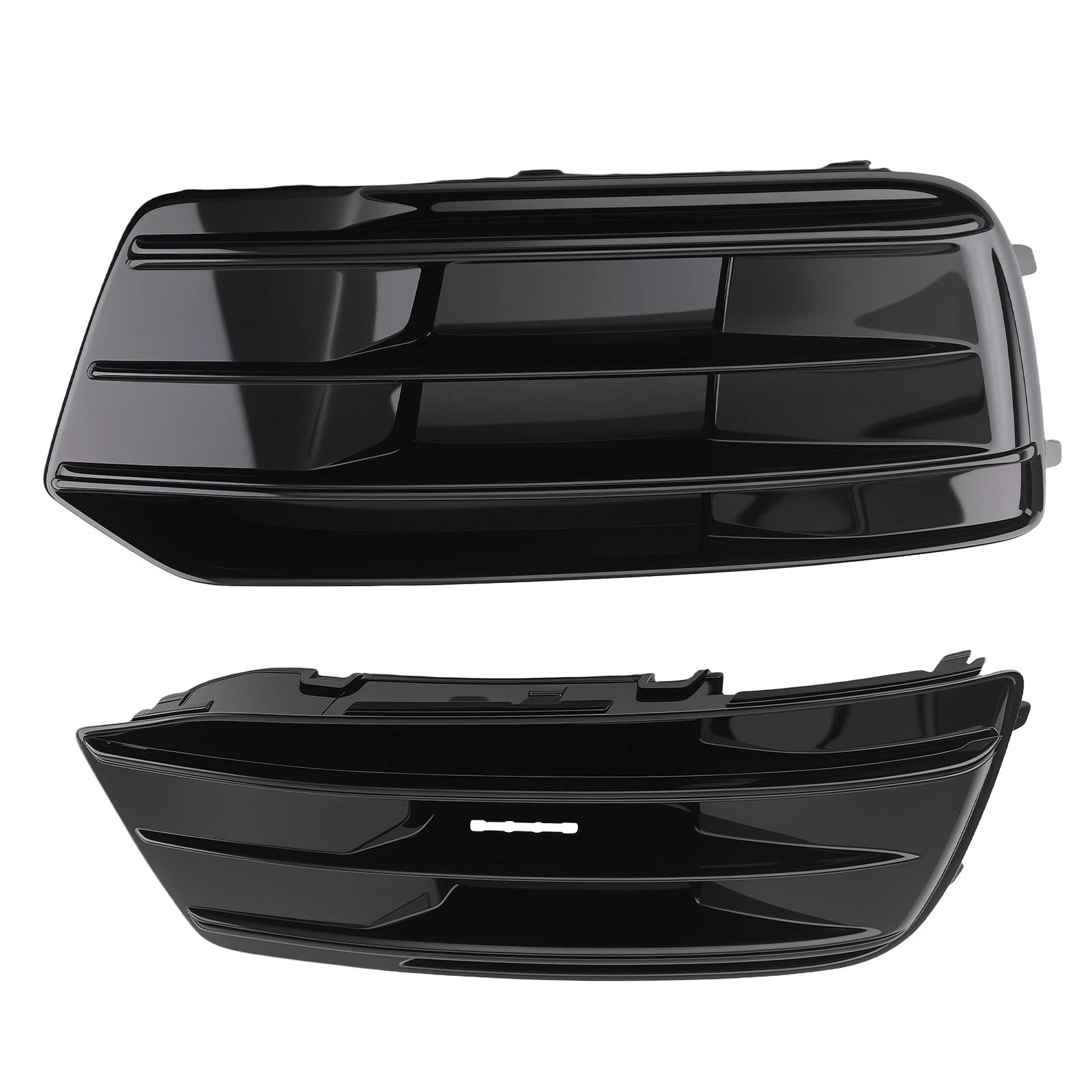 2X Front Bumper Fog Lamp Grille for Audi Q5 (2018–2020)