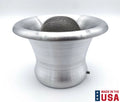 2 Barrel Carb Replacement Unpolished Aluminum Large Bug Horn for Holley (—)