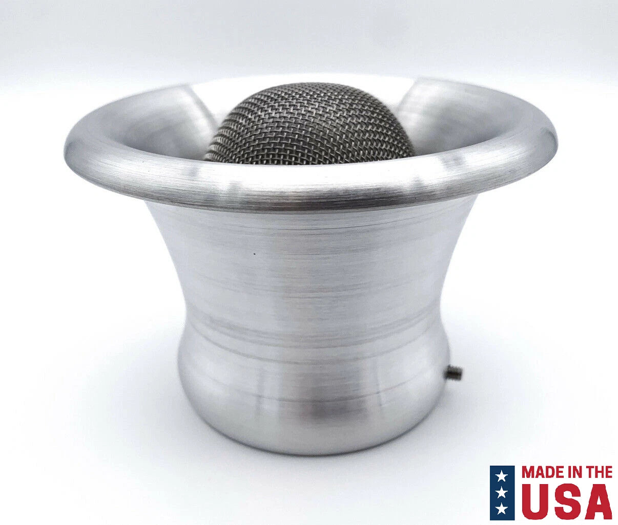 2 Barrel Carb Replacement Unpolished Aluminum Large Bug Horn for Holley (—)