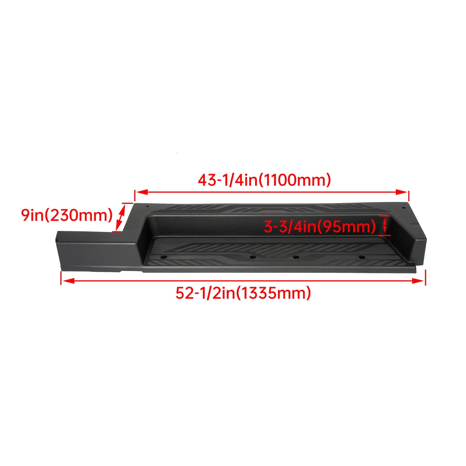 RH Door Scuff Plate Protector for Ford Transit-150/250/350 HD (2015–2025)