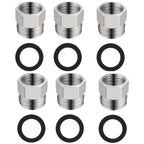 Threaded Brass Pipe Joint 3/8" Female to 1/2" Male for Plumbing Systems