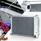 3-Row Aluminum Racing Radiator for Chevy Camaro/Pontiac Firebird (1967–1969)