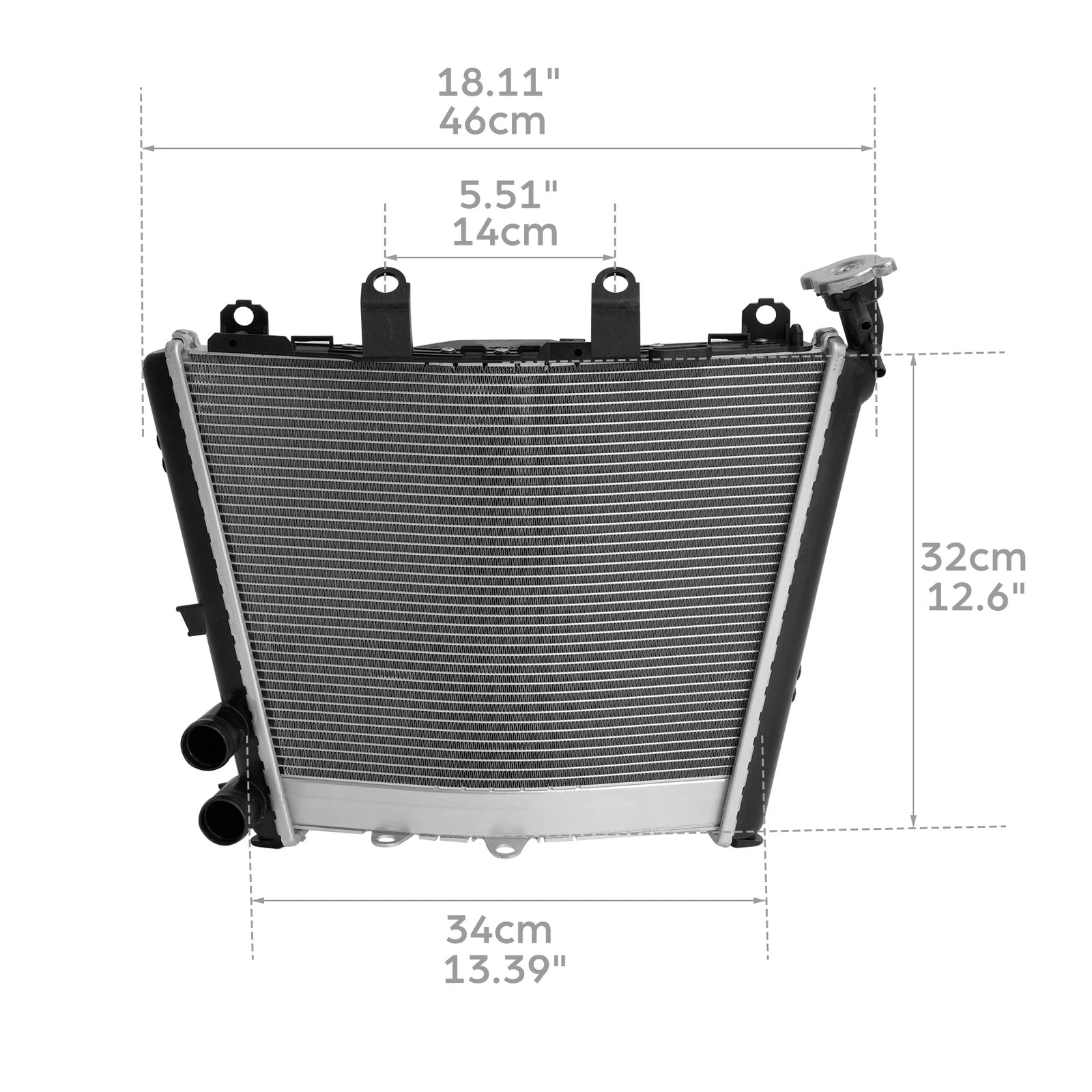 Radiator Cooler for BMW S1000RR (2019–2026), S1000R (2021–2026)