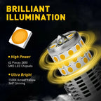 Set of 4 LED Rear Turn Signal Light Bulbs