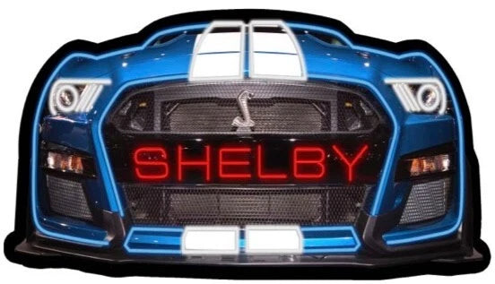 Shelby Cobra Wall Decor Sign 461418 for Man Cave Garage Bar