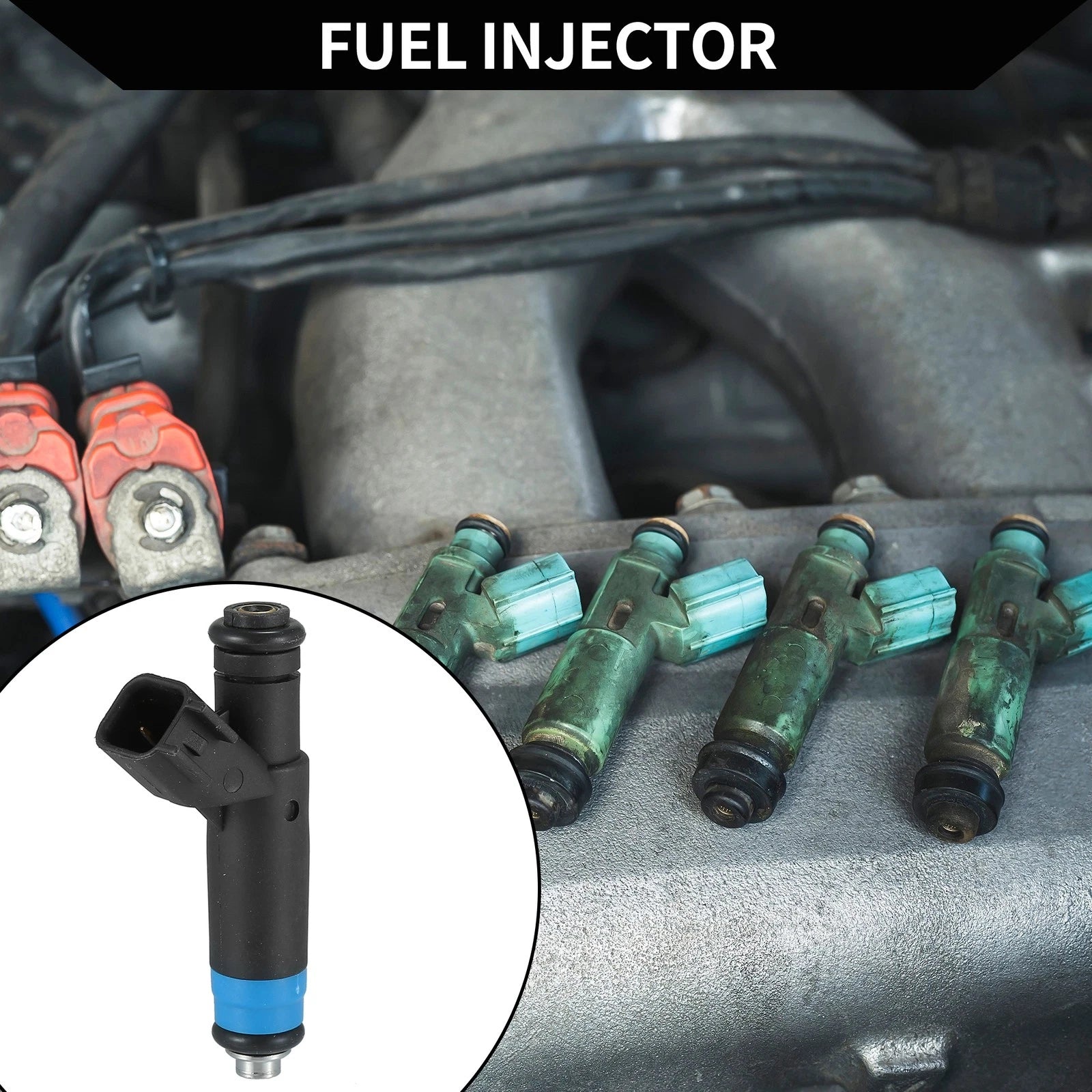 Fuel Injector No. 4861238AC for Dodge Grand Caravan (2001–2004) 3.8L