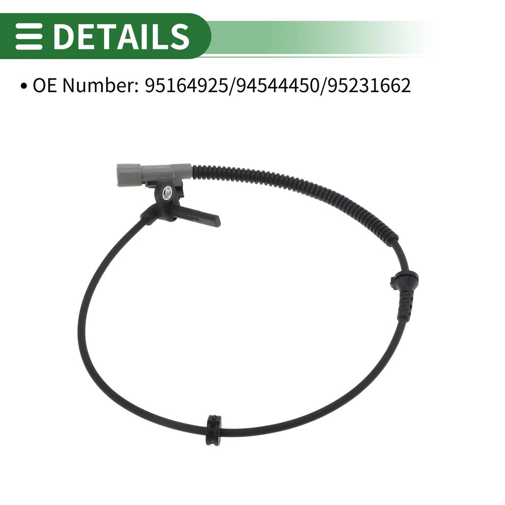 ABS Wheel Speed Sensor No. 95164925 for Buick Aveo (2012–2016) Rear Left