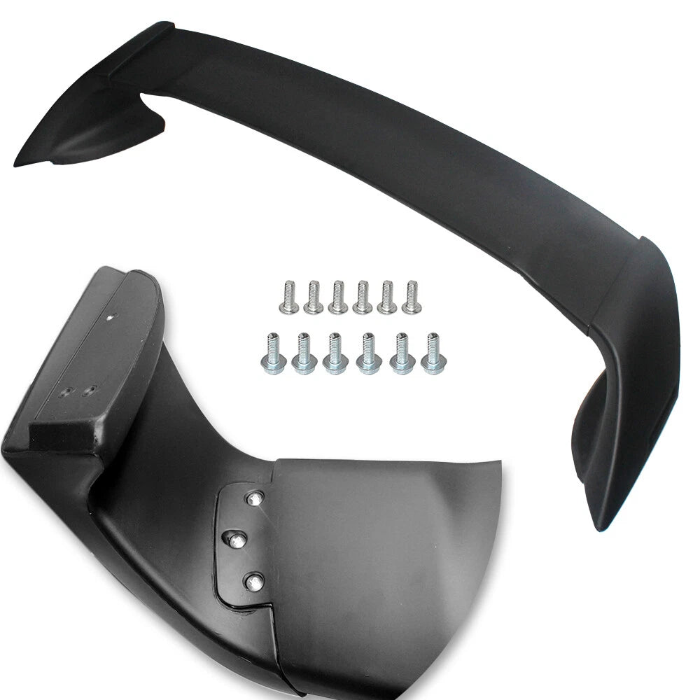 Mugen Style Black Primed Trunk Wing Spoiler for Honda Civic 4DR Sedan