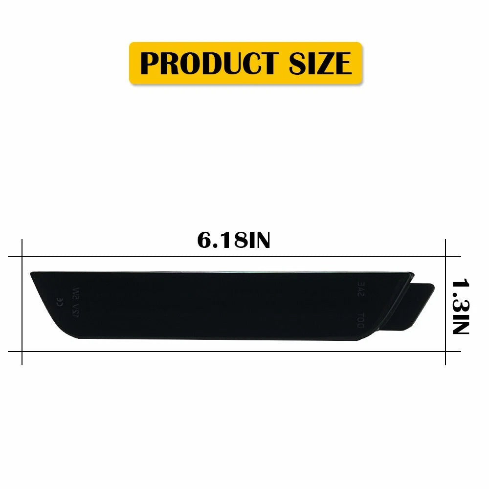 Smoked LED Side Marker Lights for Chevy Camaro (2010–2015)