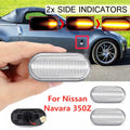 2X LED Amber Side Indicator Marker Light for Nissan 350Z Navara D40 Pathfinder