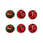 Set of 6 Vintage Ceramic Cupboard Door Knobs Drawer Pull Handles