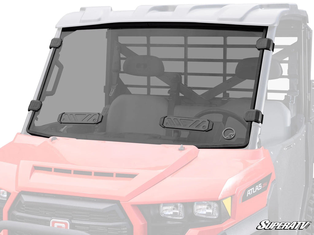 Scratch Resistant Vented Tinted Windshield for Gravely Atlas JSV (2015–2023)