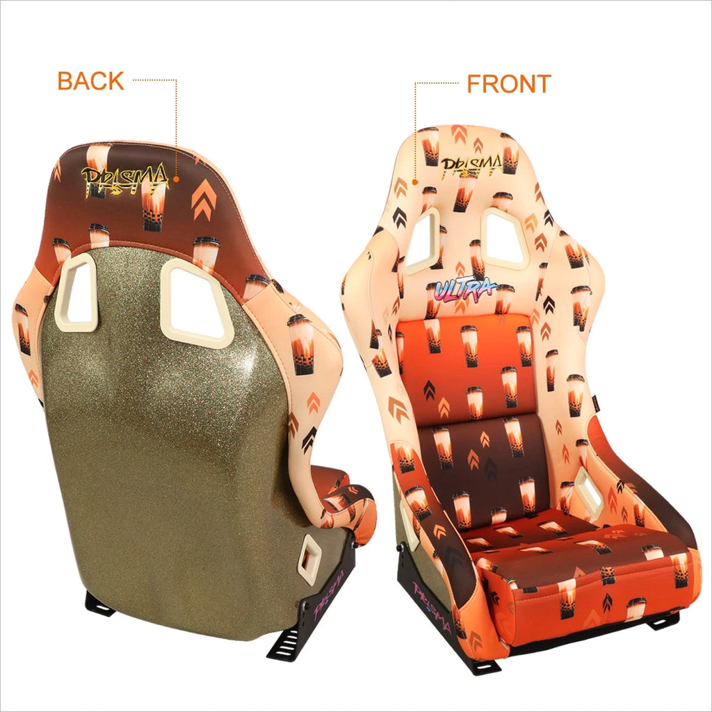 NRG FRP-303-BOBA Racing Bucket Seat for Universal Fit (FRP)