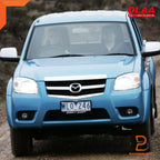 Fog Lamp Spot Light for Mazda BT-50 Ute (2009-2011) Black Cover Trim