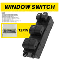 Window Switch for Nissan Frontier (2007–2019) Front Left Power Black