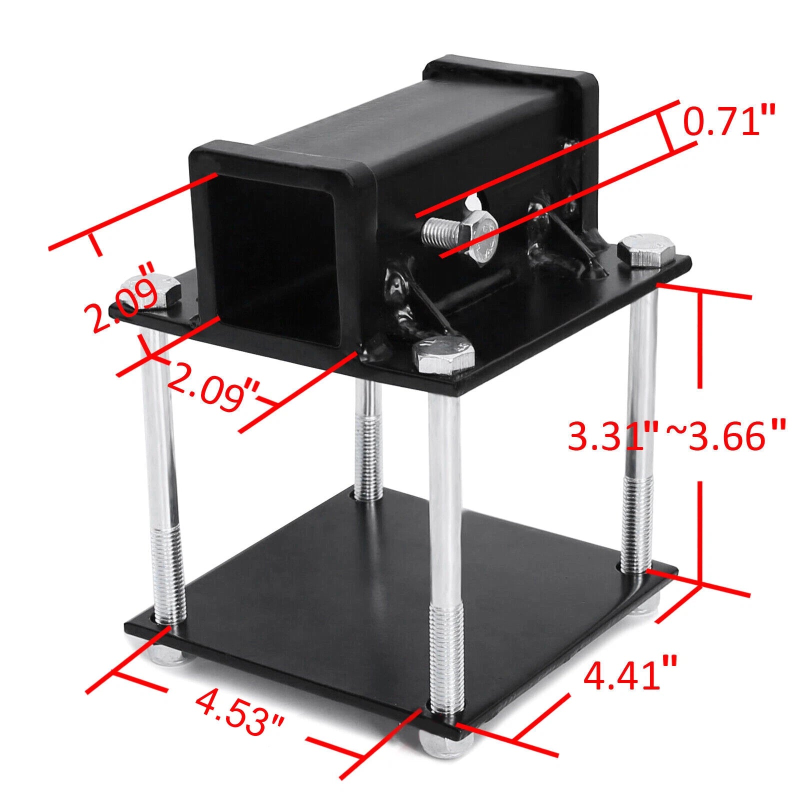 RV Bumper Receiver Adapter 2" Hitch Mount for RV