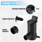 Windshield Washer Motor Pump for Ford Transit MK5 MK6 MK7 (1994–2013) No. 93BB-17K624-AA