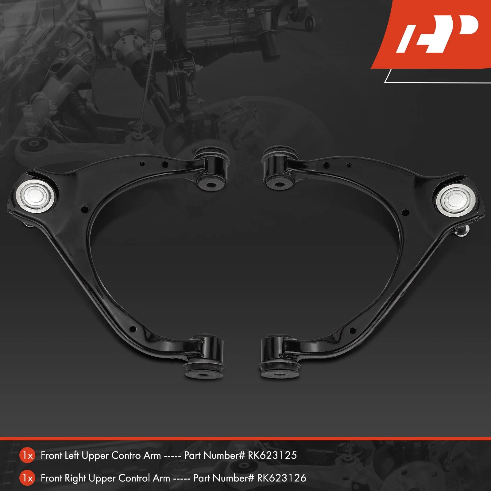 2X Front Upper Control Arm with Ball Joint for Chevy GMC Silverado Sierra (2014-2023)