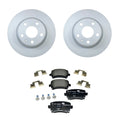 Hella Rear Rotors & Low-Met Disc Brake Pad Kit for Audi TT Quattro (1999–2006)
