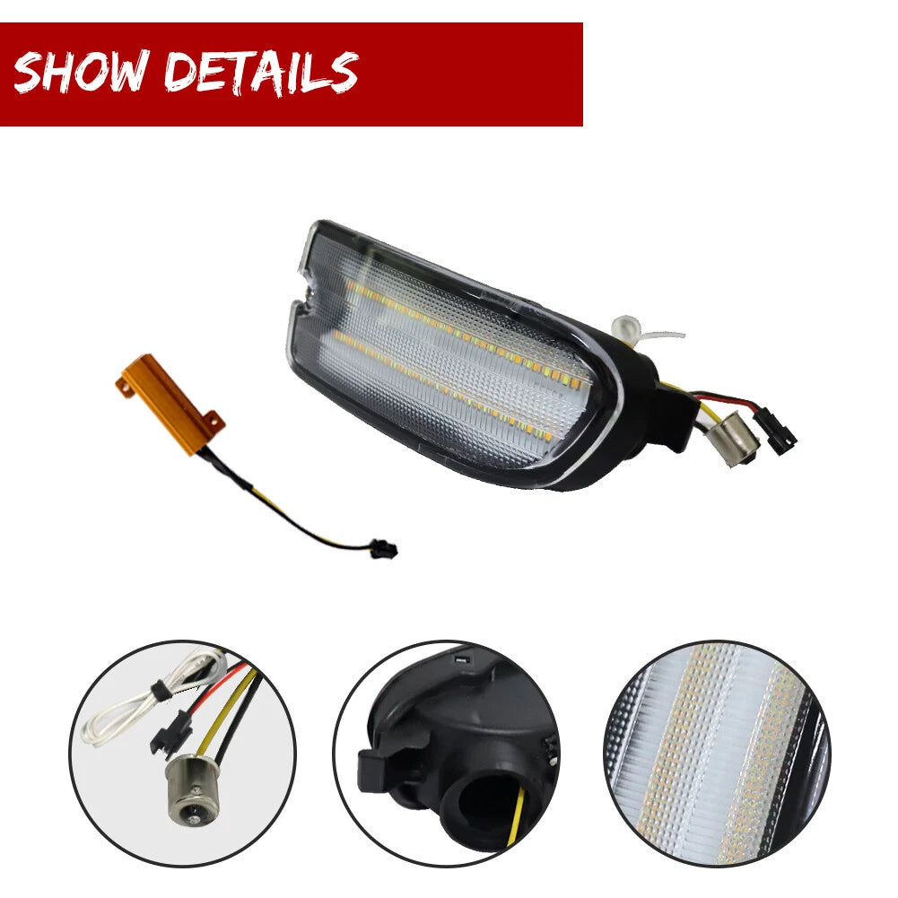 Clear Sequential Switchback LED Signal Lights for Subaru Impreza (1999–2001)