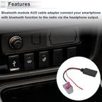 Bluetooth AUX Adapter Music Cable Stereo Radio Harness for Audi A3 (2013–2020)