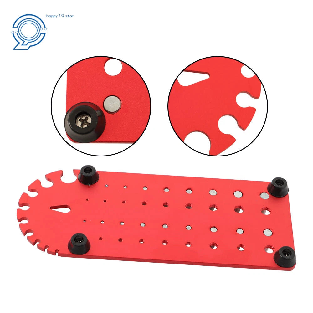 Nut and Bolt Thread Checker Gauge for All Makes and Models (18 Hole)